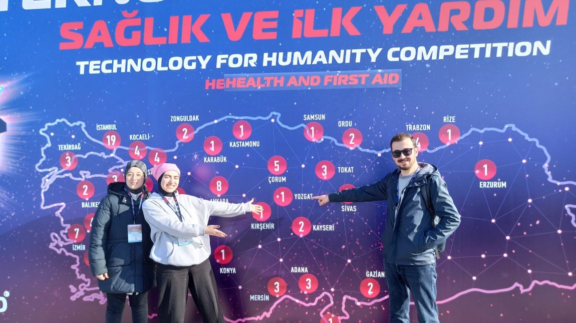 Okulumuzdan Teknofest'te Türkiye 9.luğu